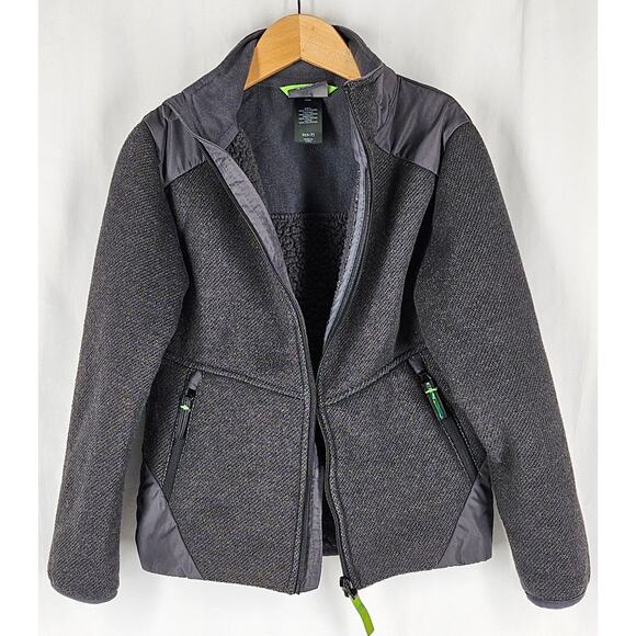 CHAMPION C9 BOYS OUTERWEAR SMALL GRAY FULL ZIP FLEECE JACKET SIZE SMALL (6-7) - Picture 2 of 9